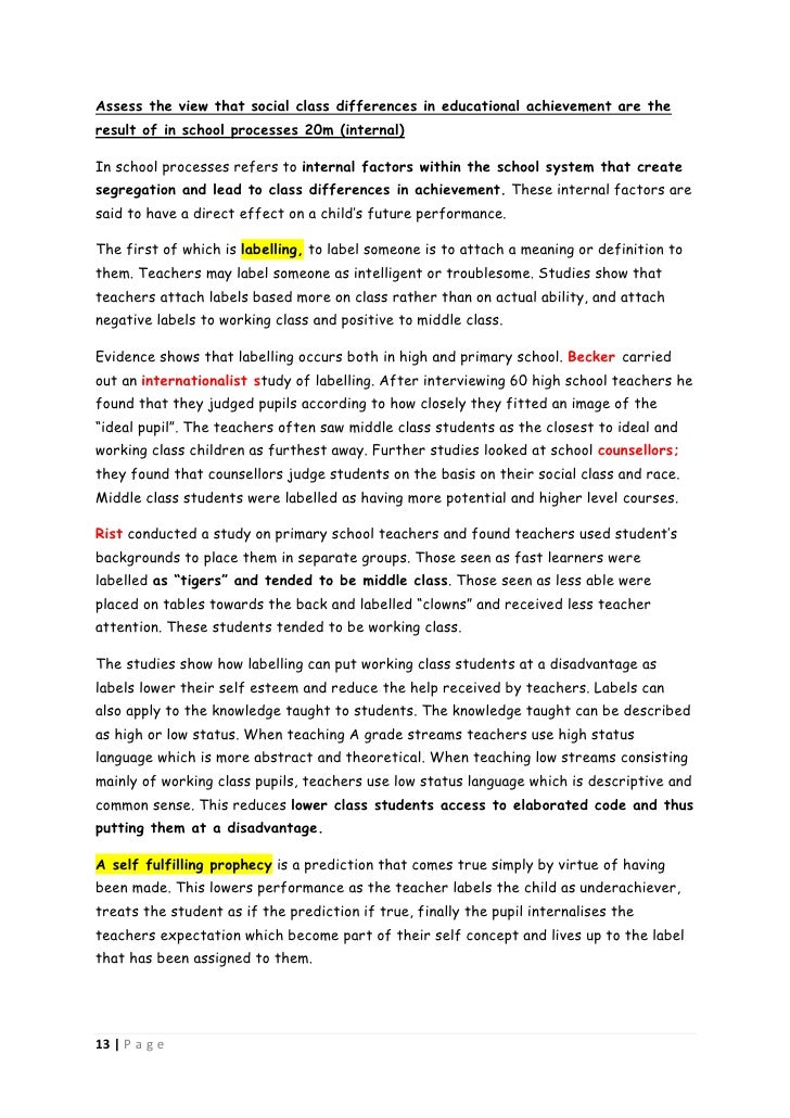 ethnicity and education sociology essay blackstone and mortimore